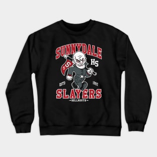 Sunnydale High School Vampire - Vintage Distressed Horror College Mascot Crewneck Sweatshirt